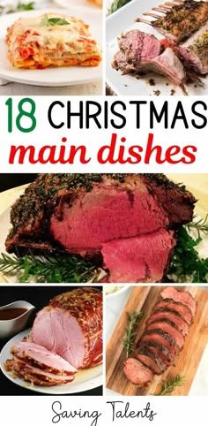 Christmas Dinner Main Course, Christmas Beef, Holiday Dinner Recipes, Christmas Main Dishes, Christmas Meal, Table D Hote, Christmas Main, Christmas Dinner Menu, Cheap Recipes