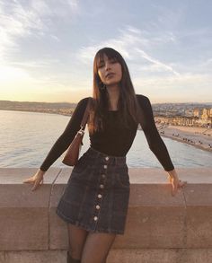 Mode Ulzzang, Urban Outfitters Clothes, Cute Skirt Outfits, Elegante Casual, Causual Outfits, Pastry Chef, Inspired Outfits, 가을 패션, Casual Style Outfits