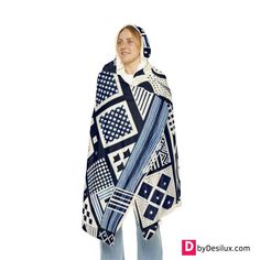 There’s no need to get out of bed when you can wear a blanket all day. These incredibly comfy and soft hooded blankets are the perfect choice for cozy days at home. Snuggle Blanket, Get Out Of Bed, Getting Out Of Bed, Hooded Blanket, A Blanket, Blanket Pattern, Bed Covers, Blankets, Polyester Fabric