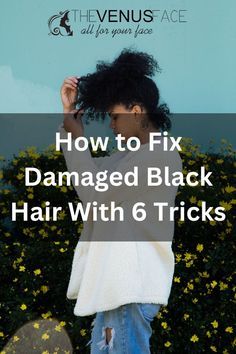 Styles For Damaged Hair Black Women, Damaged Black Hair, Dry Hair Repair, Extremely Damaged Hair, Haircare Tips, Hair Mistakes, Hair Repair, Daily Habits, Bad Hair Day