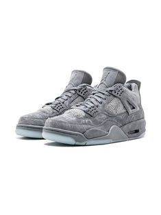 Grey Kaws, Jordan 4 Cool Grey, Lanvin Sneakers, Jordan Retro 4, Jordan 4s, Jordan Shoes Retro, Balenciaga Sneakers, Retro 4, Air Jordan Retro