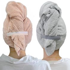 PRICES MAY VARY. 【JUMBO ULTRA-LARGE SIZE】Unique Extra Large 43”x 24” Microfiber Hair Towel Wrap, the perfect sized right for all hair types, Large enough to cover thick, long hair, and light enough that it won’t weigh you down. Curly, straight, long, short, dry, or oily hair - we’ve all got you covered! 【WON'T FALL OFF WITH ELASTIC STRAP】 The durable and elastic strap is firmly stitched on hair towel wrap,stays in place,no worries slipping,without pulling or damaging hair.Simply wrap, twist, tuc Dry Long Hair, Hair Drying Towel, Microfiber Hair Towel, Frizz Hair, Anti Frizz Hair, Hair Towel Wrap, Hair Drying, Hair Turban, Towel Wrap