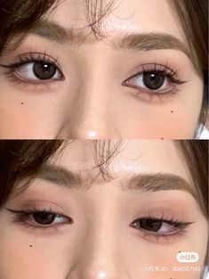 Natural Makeup Douyin, Salty Makeup Style Douyin, Douyin Baddie Makeup, Beauty Marks Makeup, Beauty Marks On Face, Muted Makeup, Eye Makeup Korean, Make Up Korean