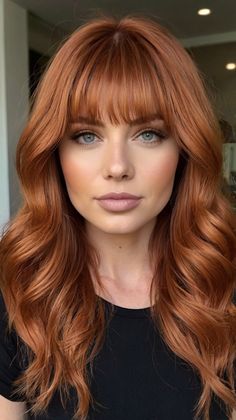 fall hair colors 2024 copper Fall Red Hair Color Autumn, Fall Red Hair Color, Fall Red Hair