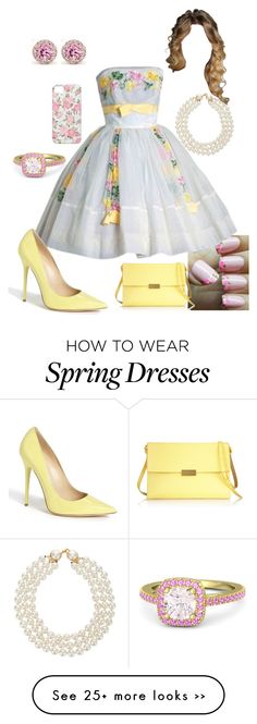 "Vintage Dress" by briony-jae on Polyvore Spring Outfits Dresses, Dress Sets, Spring Dress, Vintage Dress, Spring Dresses, Striped Dress, Set Dress, Spring Outfits, Vintage Dresses