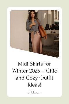 Midi Skirt Winter, Midi Skirts Style, Capsule Wardrobe Casual, Mid Skirt, Older Women Fashion, Chic Skirts