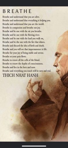 Prana Quotes, Tich Nhat Hanh Quotes, Breathwork Quotes, Zen Buddhism Quotes, Hata Yoga, Thich Nhat Hanh Quotes, Pranic Healing, Buddhist Wisdom, Buddha Quotes Inspirational