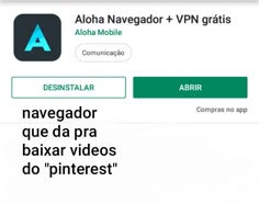 an image of a computer screen with the caption'navegador que da pra baxar videos do piner '