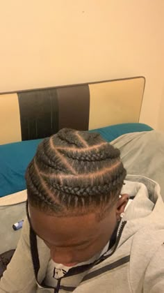 Styled Cornrows Men, 3 Braids Hairstyle Men, Cornrows Into Braids, 8 Cornrows Braids Men, Mens Cornrow Hairstyles, Full Head Braids Men, Zig Zag Braids For Men, Zig Zag Cornrows Braids For Men, Conrows Lines And Braids Men