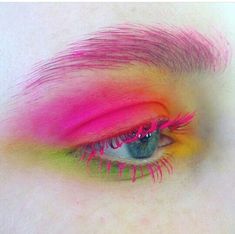 pin — ughlivia Zodiac Eyes, Lizard Eye, Eye Makeup Glitter, Hair Rainbow, Neon Eyeshadow, Drag Make-up, Color Contacts, Weather Today, Kesha