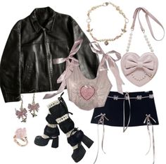 Pink Alternative Fashion, Stage Fashion, Kawaii Cottagecore, Stray Kids Outfits, Black Bunny, Pinterest Tumblr, Academia Style, 2023 Color, Fall Wear