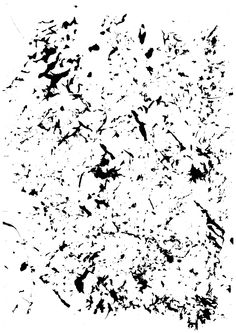 black ink splattered on white paper