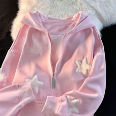 Color: Pink, Size: M Gothic Cartoon, Harajuku Jacket, Clothes Tops, Coat Women Fashion, Long Sleeve Coat, Collared Shirt Dress, Loose Long Sleeve, Winter Fabric, Long Sleeves Coats