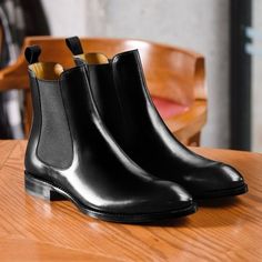 Redefine your elegance with these boots. Leather Dress Boots, Dress Leather Boots, Patent Leather Dress, Cap Toe Boots, Western Boots For Men, Chelsea Boots Mens