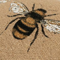 Knife Edge Printed Cotton Bee Decorative Throw Pillow Decorative Pillows Open Wings, Chenille Throw Pillows, Cable Knit Throw, Chenille Throw, Decorative Lumbar Pillows, Red Throw Pillows, Bee Print, Pillow Room, Blue Throw Pillows