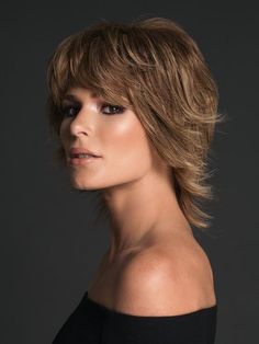 Applause by Raquel Welch | Human Hair Wig with Lace Front – Wigs.com Blonde Bob Wig, Layered Short, All Face Shapes, Shag Haircuts, Short Shag, Short Human Hair Wigs, Natural Human Hair, Shag Hairstyles, 100 Human Hair Wigs