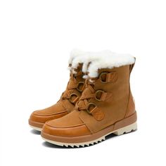 Multiple colors available for you, the shoes can not only keeps feet dry and protected, but also guards against slips on hazardous terrain. Size: 6.  Color: Brown.  Gender: female.  Age Group: adult. Brown Snow Boots, Winter Boots Snow, Boots For Women Ankle, Walking Women, Flat Booties, Ugg Style, Winter Shoes For Women, Mens Snow Boots, Warm Boots