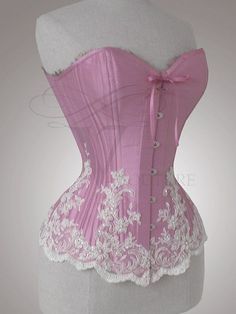 Overbust corset, made by V-Couture (www.v-couture.de). Wasp Waist, Modern Corset, Custom Corsets, Lace Vintage