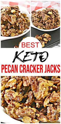 the best keto pecan cracker jacks recipe is so easy to make