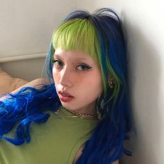 Dye My Hair, Hair Dye Colors, Hair Reference, Hair Inspiration Color, Hair Inspo Color, Green Hair, Aesthetic Hair