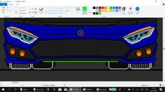 an image of a blue car in the computer screen shot with color picker tool