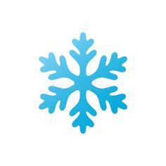 blue snowflake on white background royalty illustration