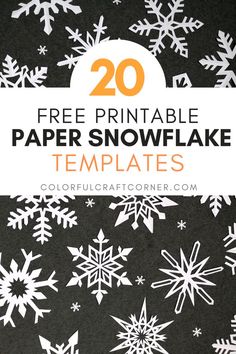 paper snowflake templates Best Paper Snowflake Patterns, Snow Flake Paper Pattern, How To Make Simple Snowflakes Out Of Paper, Folded Snowflake Template, Snowflake Patterns To Cut Out, Make Snowflakes With Kids, Different Snowflake Patterns, Fun Snowflake Patterns, Cut Out Snowflakes Easy Kids