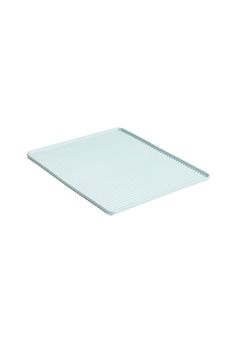 a white plastic tray on a white background