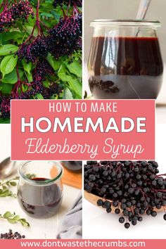 how to make homemade elderberry syrup