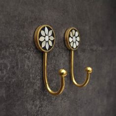 Decorative Brass Coat Hooks Wall Hooks Mother of Pearl Key Hooks Hangers Wall Mount Towel Hook - Etsy Cute Door Hooks, Key Hooks Entryway, Hand Towel Hook, Brass Towel Hook, Nursery Wall Hooks, Entryway Hooks, Brass Coat Hooks, Vintage Coat Hooks, Bathroom Towel Hooks