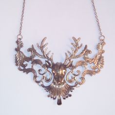 a necklace with an intricate design on it