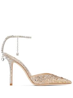 Find JIMMY CHOO Saeda 100mm Crystal-embellished Pumps on Editorialist. gold-tone calf leather crystal embellishment pointed toe branded leather insole crystal-embellished ankle strap 100mm high cone heel Jimmy Choo Bling Heels, Jimmy Choo Crystal Heels, Jimmy Choo Saeda 100, Deep Sea Mermaid, Jimmy Choo Saeda, Autumn Accessories, Tone Calves, Bling Heels, Sea Mermaid