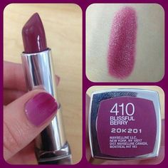 Lipstick Maybelline, Ideas For Nails, Fall Lipstick, Berry Lipstick, Lipstick Designs