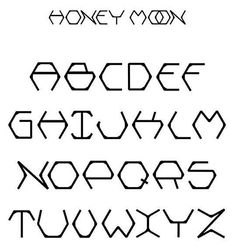 some type of font that is in the shape of letters