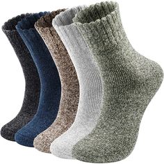 Specifications: ELASTIC SIZE FITS MOST - Our women's winter socks come in one size that will fit most women's or men's US standard shoe sizes 6 - 10. These women's thick socks have a good length and the elasticity is perfect for your feet. WOOL SOCKS MATERIAL - Our wool socks are made of high quality material, 35% wool + 16% spandex + 49% polyester. These crew socks are soft, comfortable, breathable and durable. Meanwhile, these boot socks are both hand washable and machine washable. CHIC VINTAG Thick Comfortable Casual Socks, Casual Comfortable Warm Socks, Casual Warm Comfortable Socks, Casual Comfortable Thick Socks, Comfortable Thick Winter Socks, Warm Comfortable Fall Socks, Comfortable Socks For Cold Winter Weather, Comfortable Winter Socks For Outdoor, Warm Comfortable Socks For Cold Weather