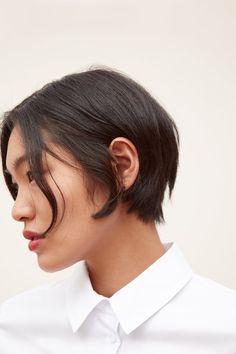 Shortish Hair, Short Hair Inspo, Asian Short Hair, Hair Crush, Asian Hair