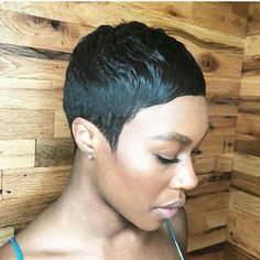 Boyish Tappered Pixie Cut ~||~ Hairstyles For Short Relaxed Hair, Short Relaxed Hair, Woman Haircut, Relaxed Hairstyles, Virtual Hairstyles, Short Relaxed Hairstyles, Black Hair Short Cuts, Short Shag Hairstyles, Short Sassy Hair