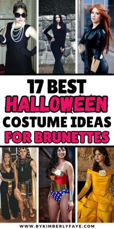 the best halloween costume ideas for brunettes