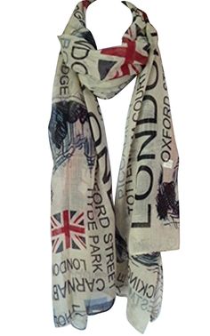 PRICES MAY VARY. Lightweight women Union Jack viscose scarf London Attractions Printed Product dimension: 100% Viscose Oversized, wrap it in Multiple Style Size: L180cm, W100cm Machine washable Three Oaks Union Jack Scarf London Souvenir Gift Soft and Oversize Fashion Scarf Beige London Souvenirs Gift, London Souvenirs, Big Scarf, London Attractions, Fashion Scarf, Oversized Scarf, Oversize Fashion, Summer Scarves, Union Jack