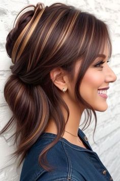 Hair Trends Fall 2024, 2014 Hairstyles, Rambut Brunette, Brunette Hair With Highlights, Fall Hair Cuts, Color Highlights