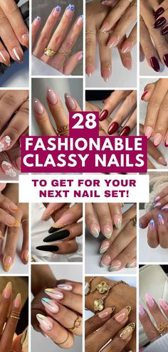 Pin this for classy nail art inspiration for every nail shape! Elevate your look with sophisticated designs and make a style statement. #NailArt #FashionInspo #SophisticatedStyle Nail Designs For Professional Women, Lawyer Nails, Classy Nail Ideas, Nail Care Diy, Classy Nail Art Ideas, Sophisticated Nails, Classy Nail Art, Classy Nail, Natural Nail Care