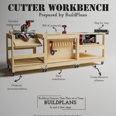 Everything you want from the workbench plan is available in this design! Mobile workbench saw table plans optimize your existing workflow by allowing easy storage of necessary tools and materials. Miter saw table plans are ideal for creating a workspace for your different projects. Whether you need a table saw bench, a milling table, or a miter saw stand, this all-in-one bench meets your needs, it's also perfect for a Dewalt or Milwaukee miter saw. This versatile station provides ample workshop Router Table Plans Woodcraft, Workbench Plans Family Handyman, Work Bench With Router Table, Garage Workbench Plans Family Handyman, Drill Press Table Plans Woodworking, Metal Workshop Table Work Benches, Table Saw Router Combo Plans, Sliding Table Saw Plans, Tablesaw Outfeed Table Tube