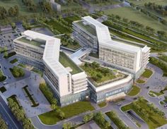 an artist's rendering of the new hospital in germany, which is currently under construction