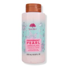 Peppermint Pearl Foaming Gel Body Wash - Tree Hut | Ulta Beauty Peppermint Shampoo And Conditioner, Tree Hut Peppermint, Peppermint Pearl Tree Hut, Tree Hut Peppermint Pearl, Eos Peppermint Cashmere, Tree Hut Holiday, Tree Hut Christmas, Christmas Body Care, Target Body Care