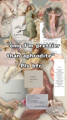 Aphrodite And Medusa, Aphrodite Portrait, Ode To Aphrodite, Symbol Of Aphrodite, Aphrodite Epithets, Aphrodite Pfp, Abigailcore Aesthetic, Aphrodite Body Type