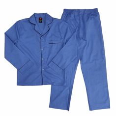 Hanes Mens 2 Piece Solid Blue Woven Sleepwear Pajama Set Sleep Set Hanes 2-piece woven pajama set. Includes a matching long sleeve button-front shirt and pants with an adjustable button waistband. 2-piece woven pajama set Men's sizes Long sleeve shirt Pants w/ adjustable waistband & button fly 55/45% cotton/polyester Brand: Hanes Payment We accept PayPal as our payment method. Immediate payment is required. If you have any questions about payment, please feel free to contact our customer support Set Ideas, Mens Pajamas Set, Sleep Set, Adjustable Waistband, Mens Pajamas, Button Front Shirt, Blue Gender, Shirt And Pants, Blue Man