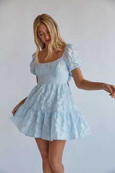 Rush Sorority Dresses, Recruitment Week Outfit Inspo, Wedding Guest Dresses, Summer Dresses. Women's Online Clothing Boutique Babydoll Mini Dress, Draped Midi Dresses, Linen Mini Dress, Design Square, Grad Dresses, Puffed Sleeves Dress, Hoco Dresses, Mini Dress Shop, Tier Skirt