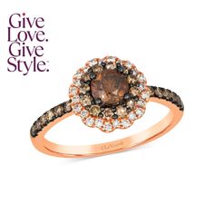 in stock Levian Chocolate Diamonds Rings, Levian Chocolate Diamonds, Chocolate Diamond Ring, Chocolate Diamond, Flower Halo, Chocolate Diamonds, Le Vian, Mary Jane Shoes Womens, Shoe Gifts