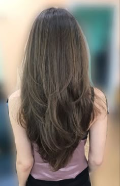 Layered V Cut Hair, Long Hair V Cut, Layers For Long Hair, V Cut Hair, Hairstyling Tools, V Shape Hair, Long Hair Summer, V Hair, Haircuts For Long Hair With Layers