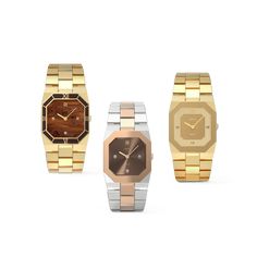 Gold Stainless Steel Watch For Business, Formal Metal Watches, Formal Metal Watches With Round Dial, Gold Stainless Steel Watch Accessories For Business, Formal Metal Watch With Round Dial, Yellow Gold Stainless Steel Watch For Gift, Luxury Diamond Watch With Rectangular Stainless Steel Dial, Gold Rectangular Diamond Watch For Business, Gold Stainless Steel Watches With Subdials